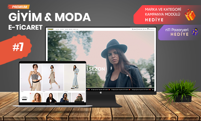 Giyim Moda E-Ticaret Yazılımı V7