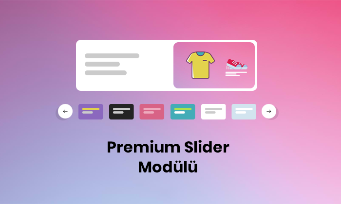 Premium Web Site Slider Modülü 